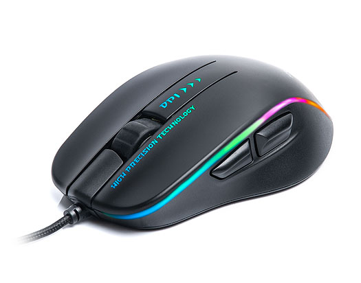 High-precision optical technology allows the gaming mouse  REAL-EL RM-747