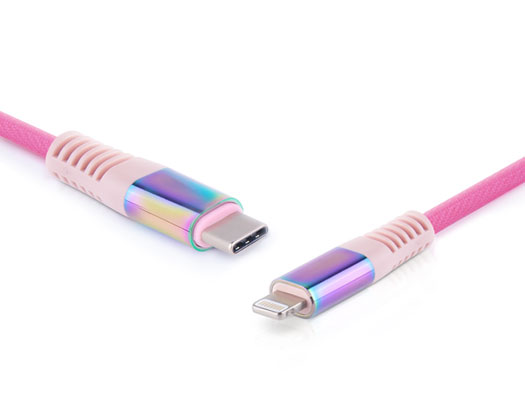 MFI PD USB Type C - Lightning Rainbow