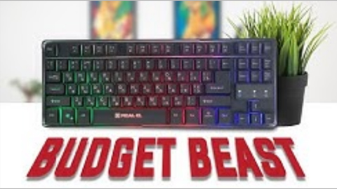 Keyboard Real-El Gaming 8710 TKL Backlit